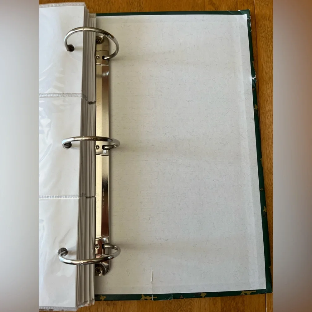 Green photo Album with Deer Pattern